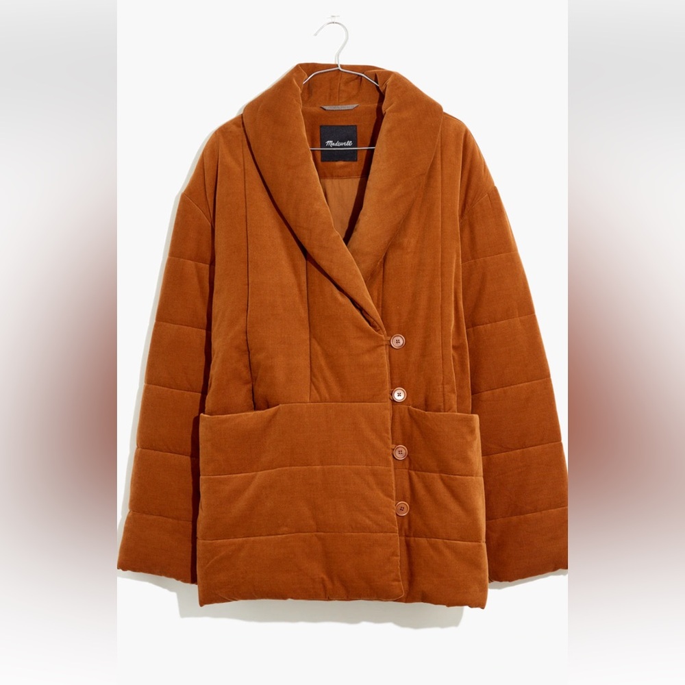 Madewell corduroy ensley quilted jacket